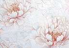 Fotótapéta rózsaszín vizililiom mintával 368x254 vlies
