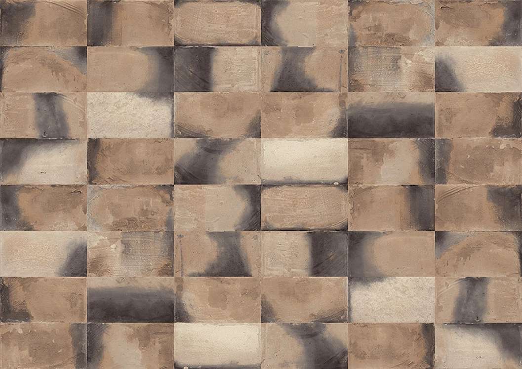 Fotótapéta szürke-barna árnyalatú betonhatású mintával