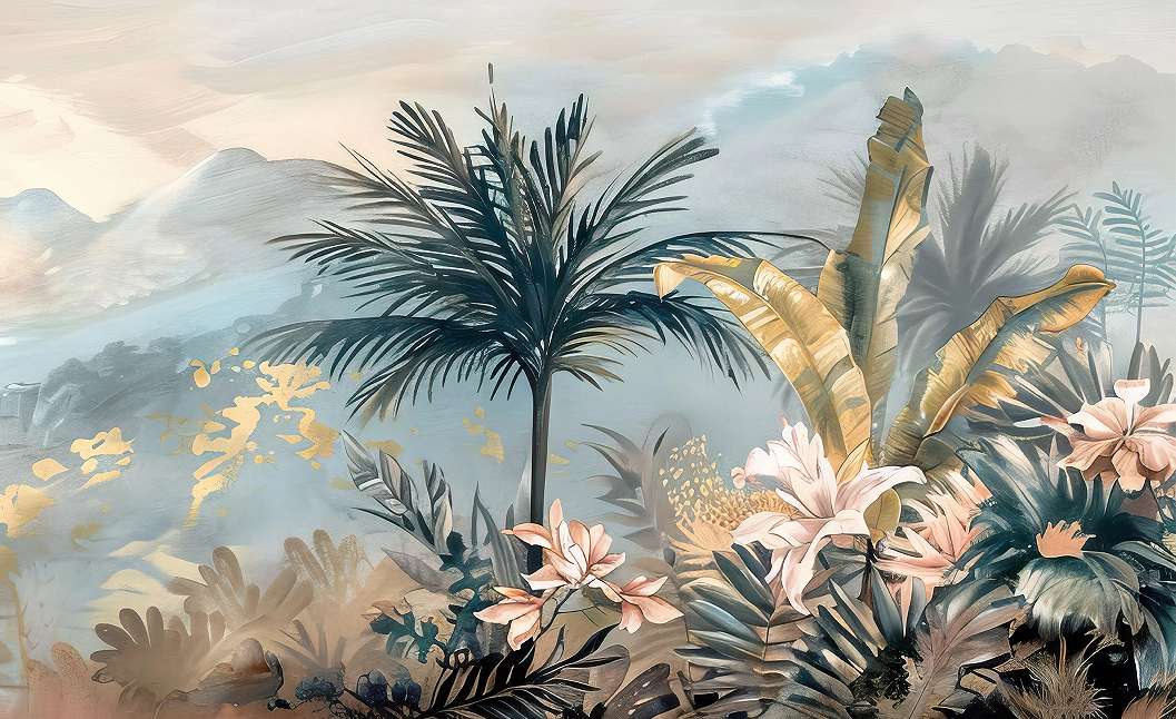 Fotótapéta trópusi hegyvidékes tájkép 368x254 vlies