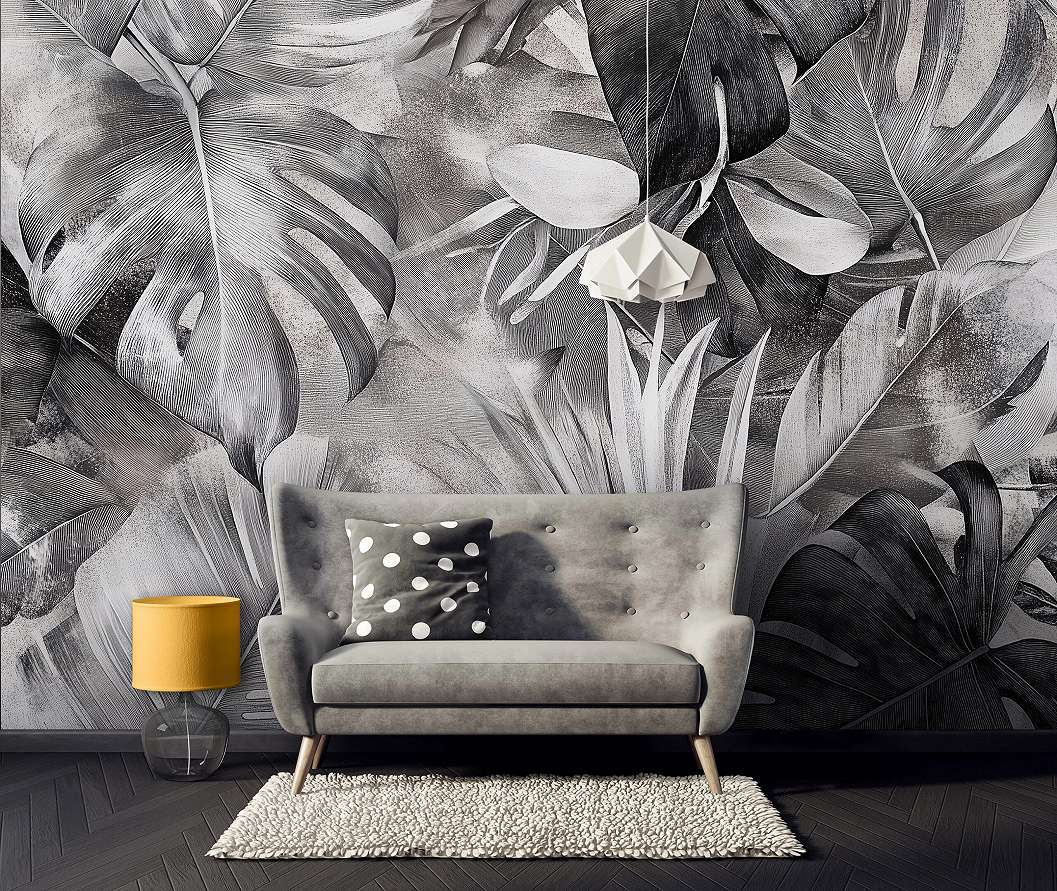 Fotótapéta trópusi levél mintával 368x254 vlies