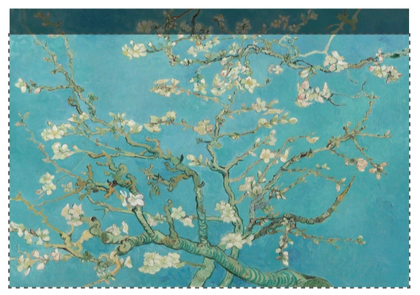 Fotótapéta Van Gogh cseresznyefa mintával egyedi méretben 380x240cm