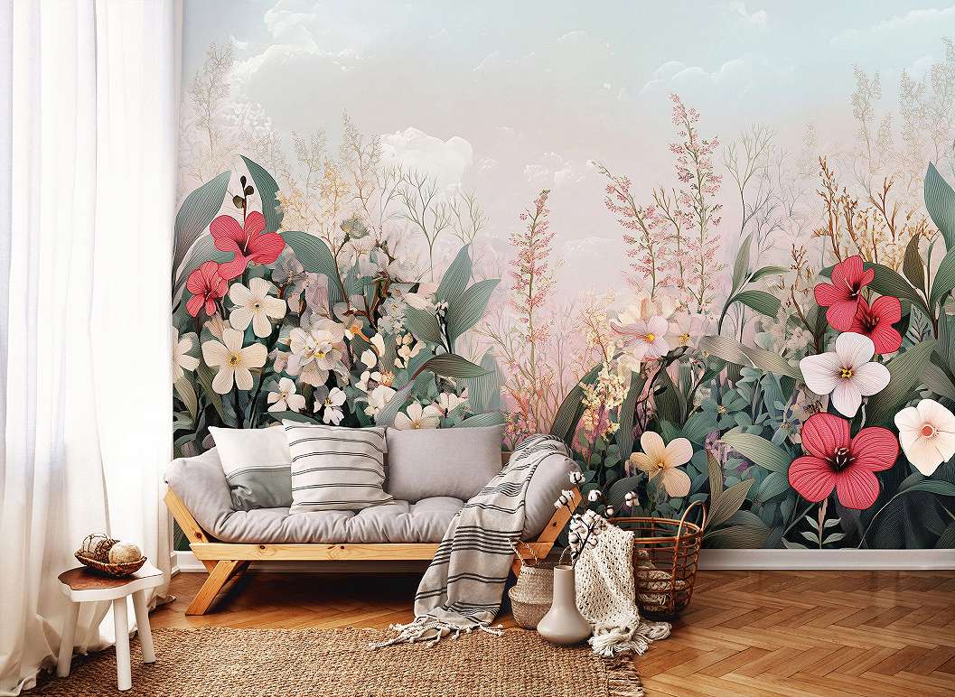 Fotótapéta virágmező mintával 368x254 vlies