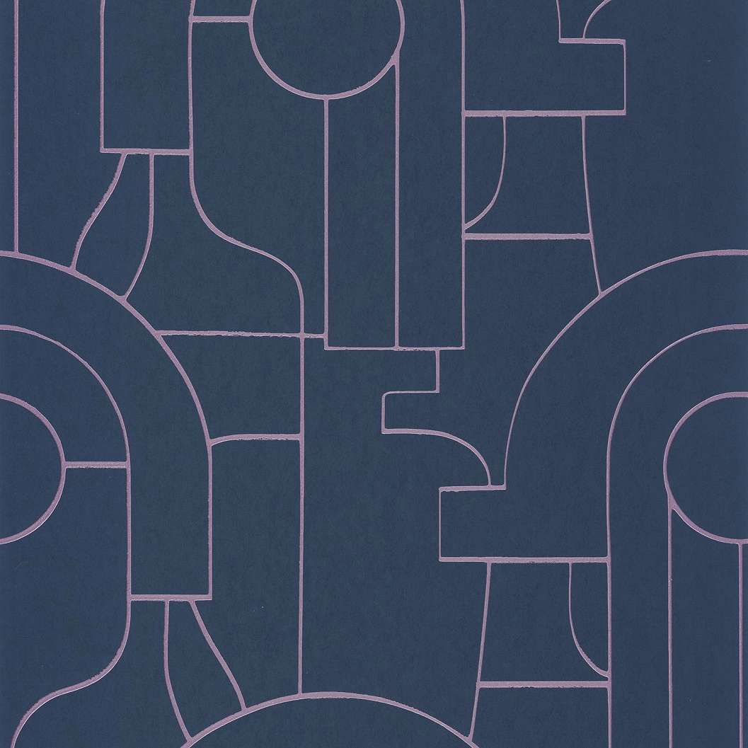 Francia art deco design tapéta geometrikus mintával