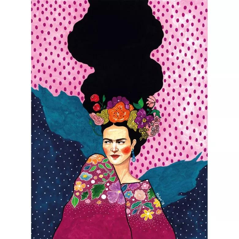 Frida Kahlo vlies fali poszter