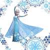 Frozen Disney gyerek tapéta kék, fehér színvilágban