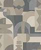 Geometria mintás vintage design tapéta szürkés színvilágban
