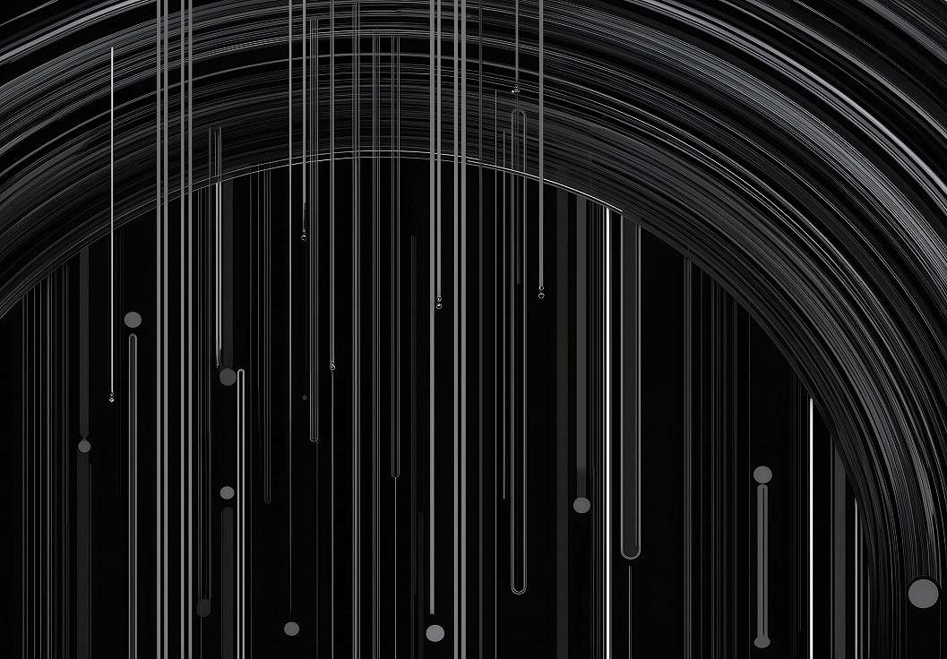 Geometriai mintás fekete-fehér fotótapéta 368x254 vlies