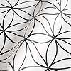 Geometrikus design tapéta fekete fehér színben