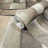 Geometrikus mintás fahatású beige színű dekor tapéta