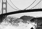 Golden Gate híd fekete fehér fali poszter