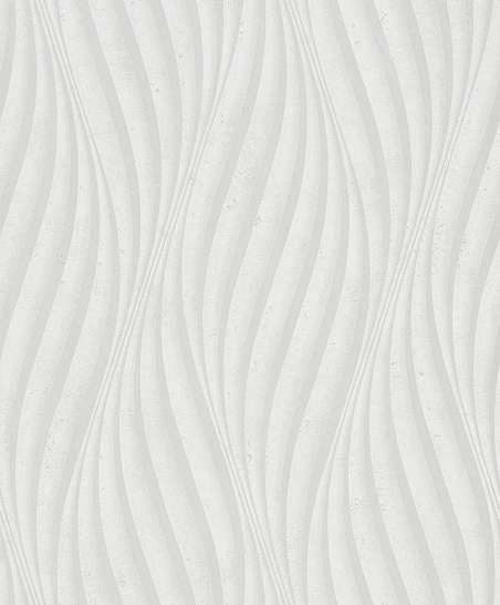 Göngyházfehér hullám mintás elegáns dekor tapéta mosható