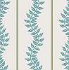 Graham dekor tapéta kék inda zöld csíkos mintával krém színben