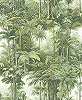 Graham dekor tapéta trópusi erdő mintával világoszöld és krém színben