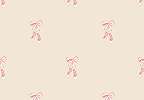 Gyerek dekor tapéta balerinacipő mintával beige rózsaszín színben