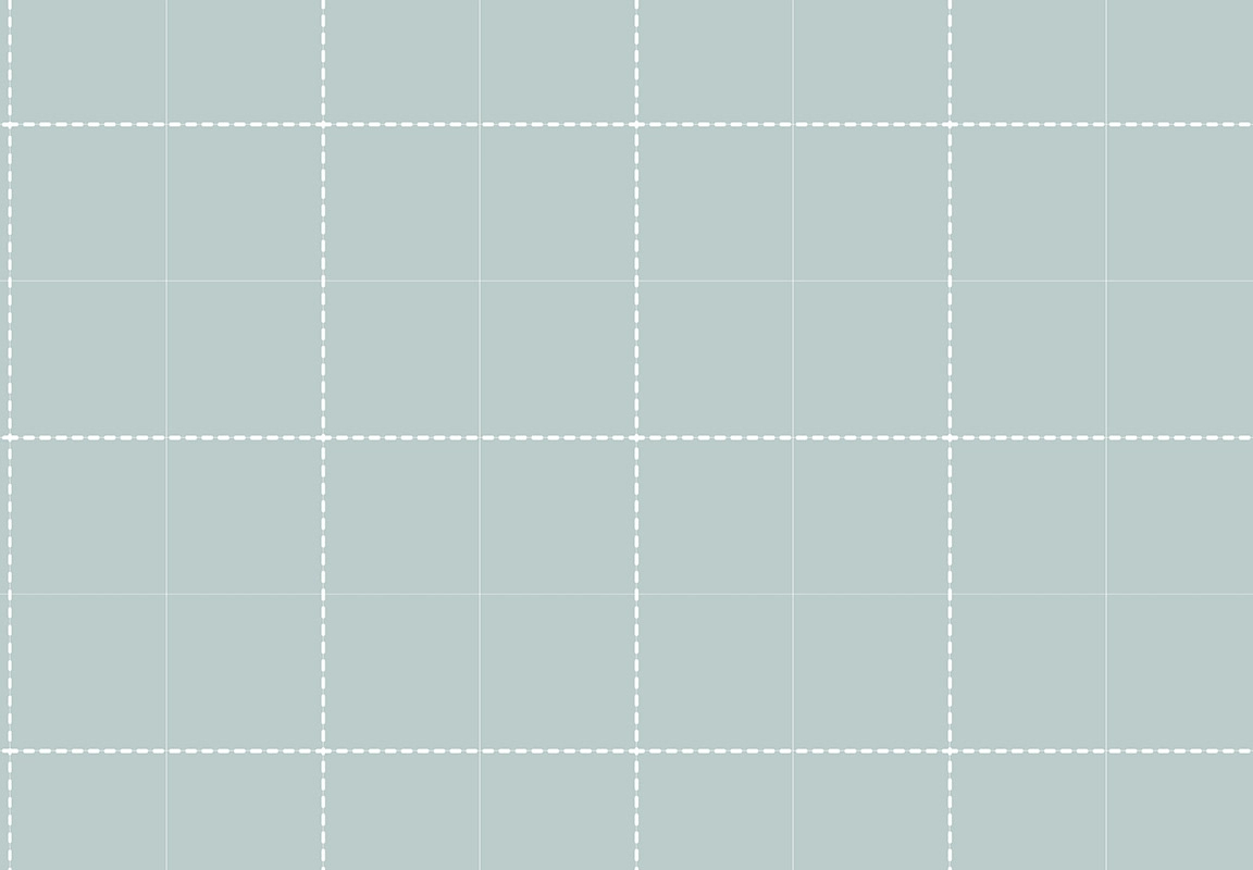 Gyerek dekor tapéta kockás mintával kék színben