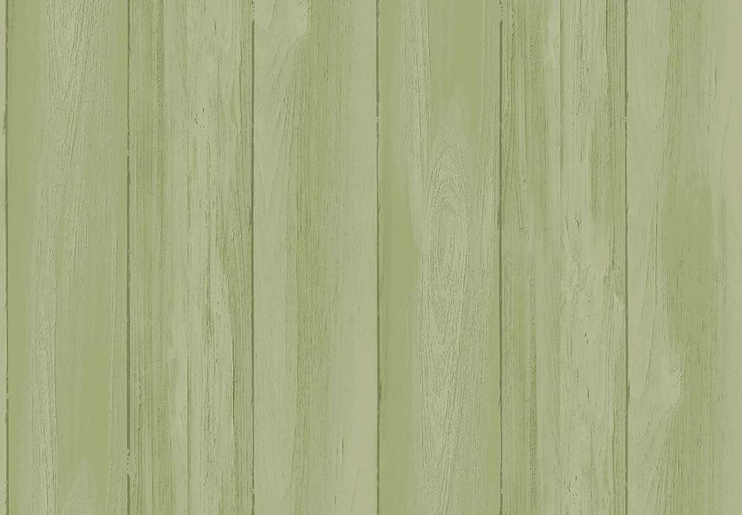 Gyerek dekor tapéta lambéria hatású mintával zöld színben