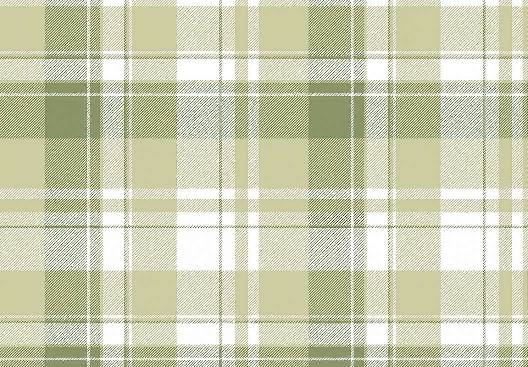 Gyerek dekor tapéta skótkockás mintával zöld színben