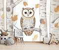 Gyerek fotótapéta bagoly mintával 368x254 vlies