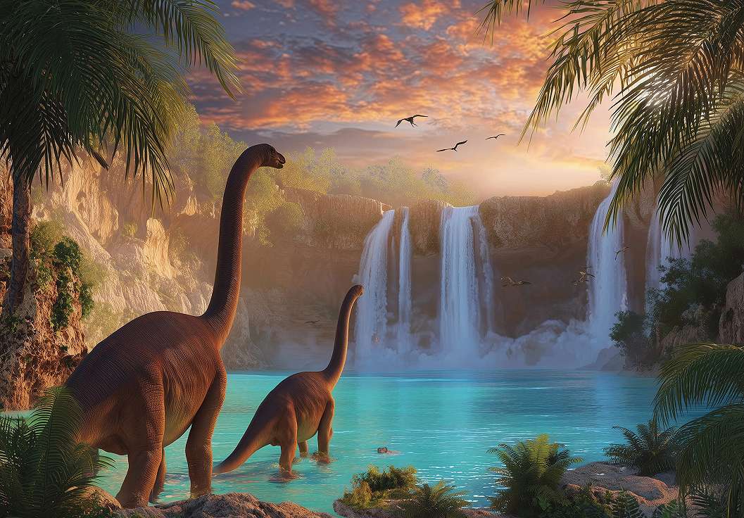 Gyerek fotótapéta dinoszaurusz mintával 368x254 vlies