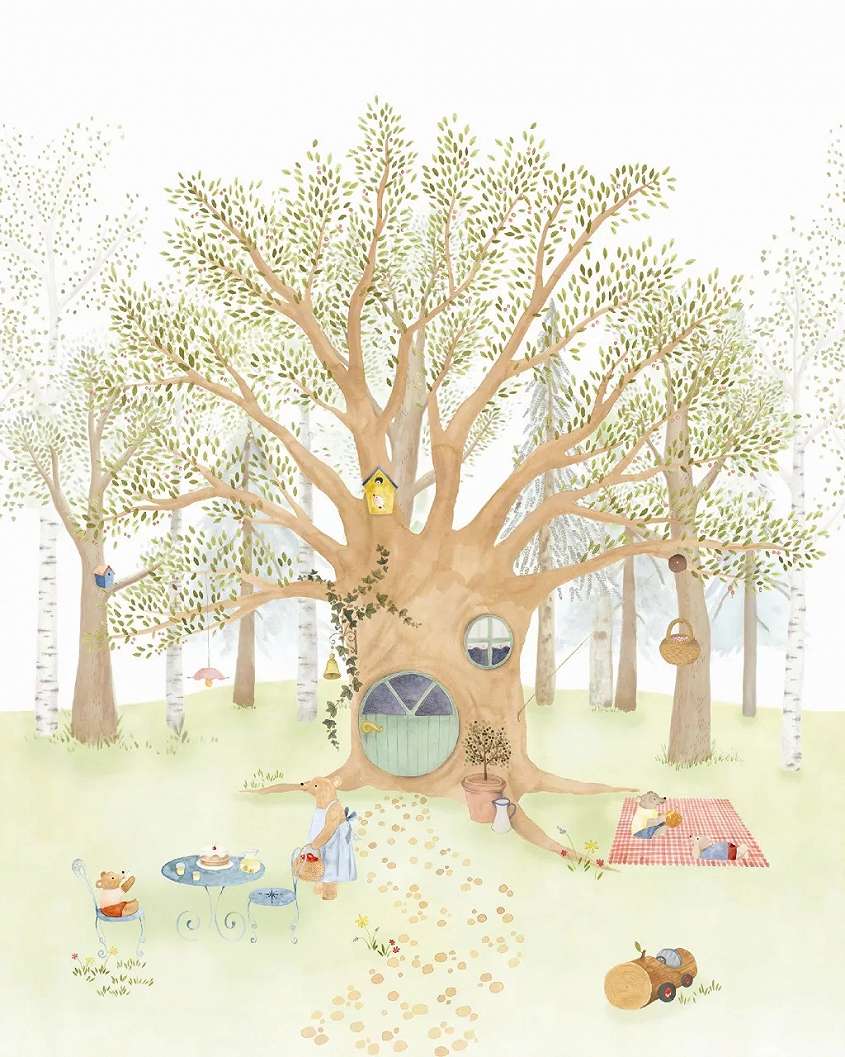Gyerek fotótapéta óriás fa mintával