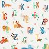 Gyerek tapéta ABC állatos mintával