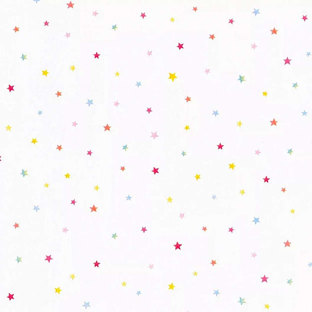 Gyerek tapéta apró sokszínű csillag mintával