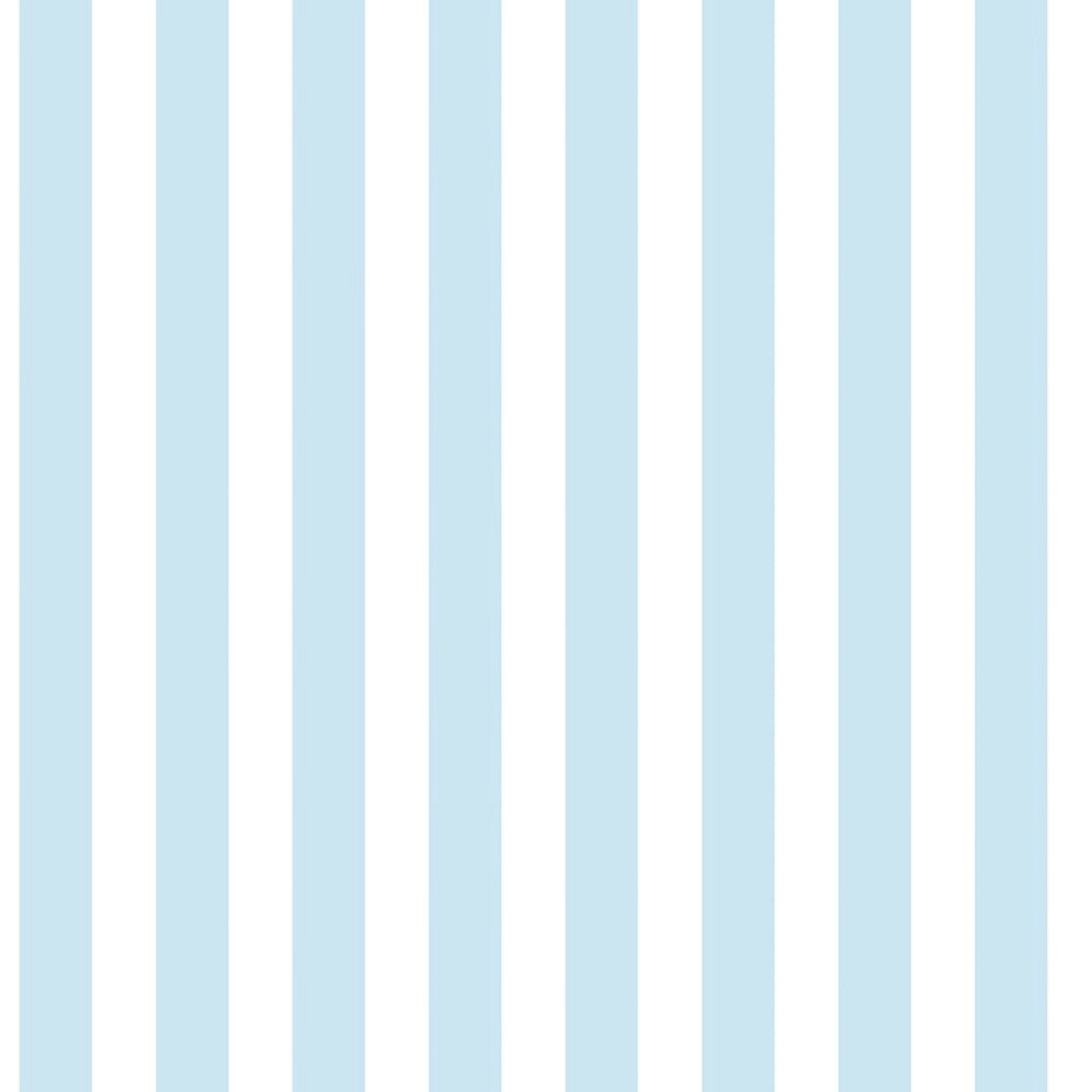 Gyerek tapéta csíkos mintával kék színben