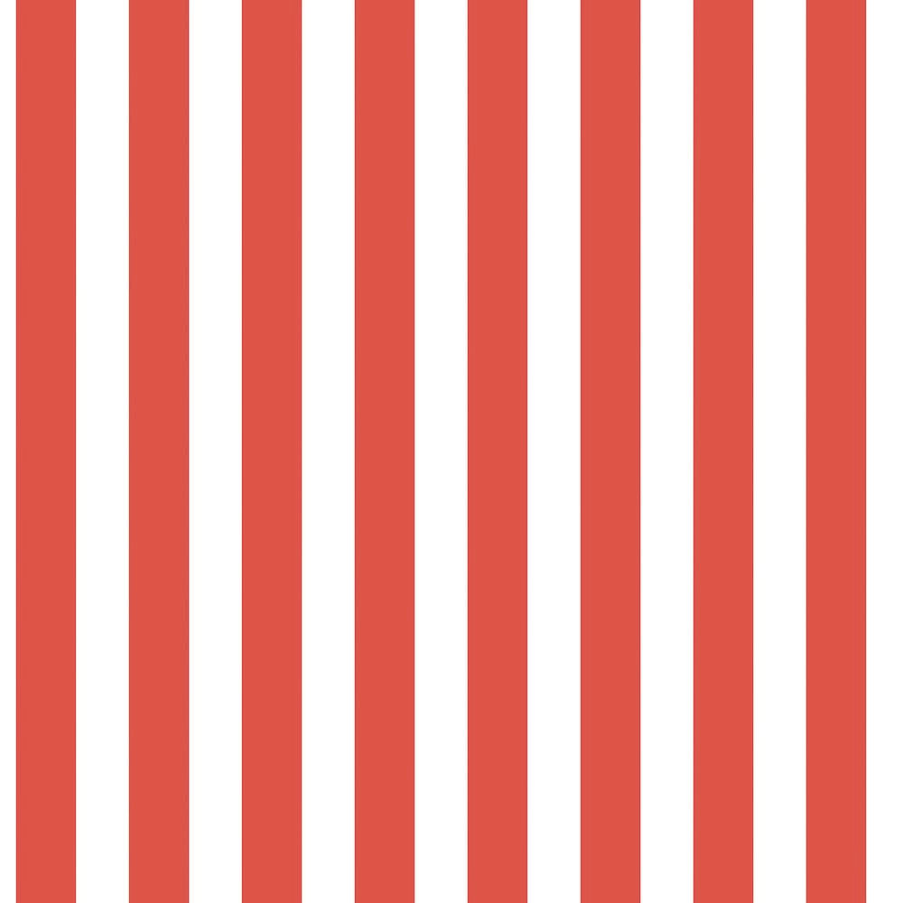 Gyerek tapéta csíkos mintával piros színben
