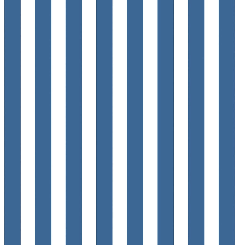 Gyerek tapéta csíkos mintával sötétkék színben