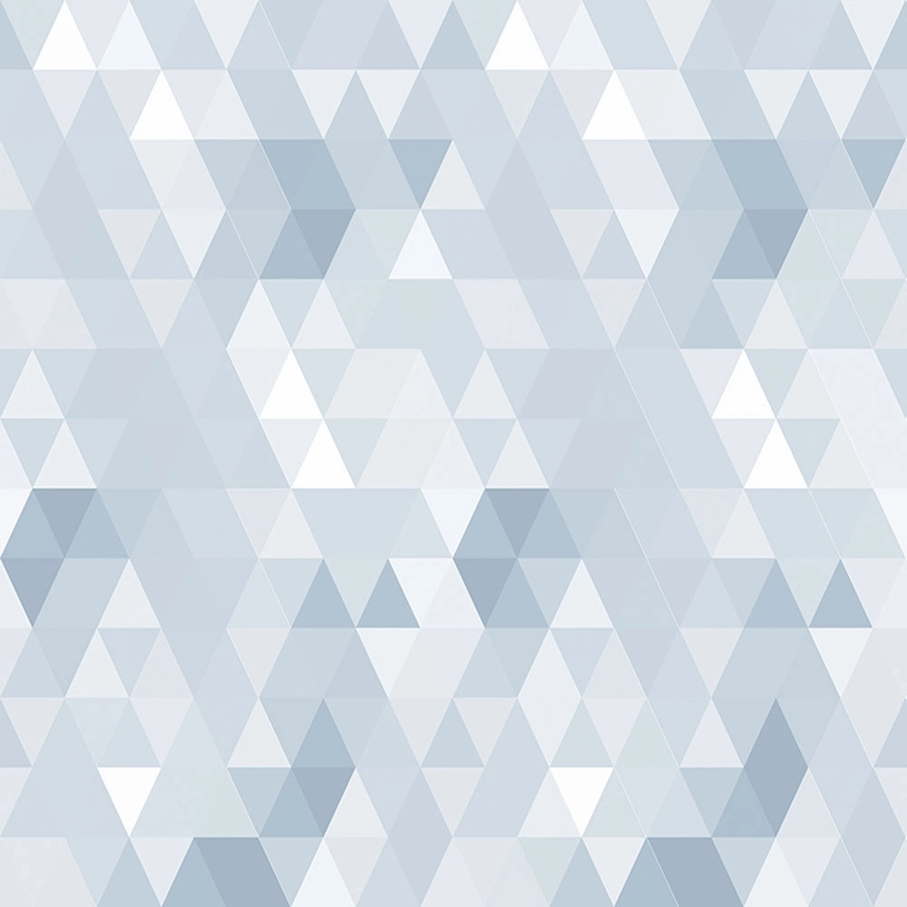 Gyerek tapéta kék háromszög mintával