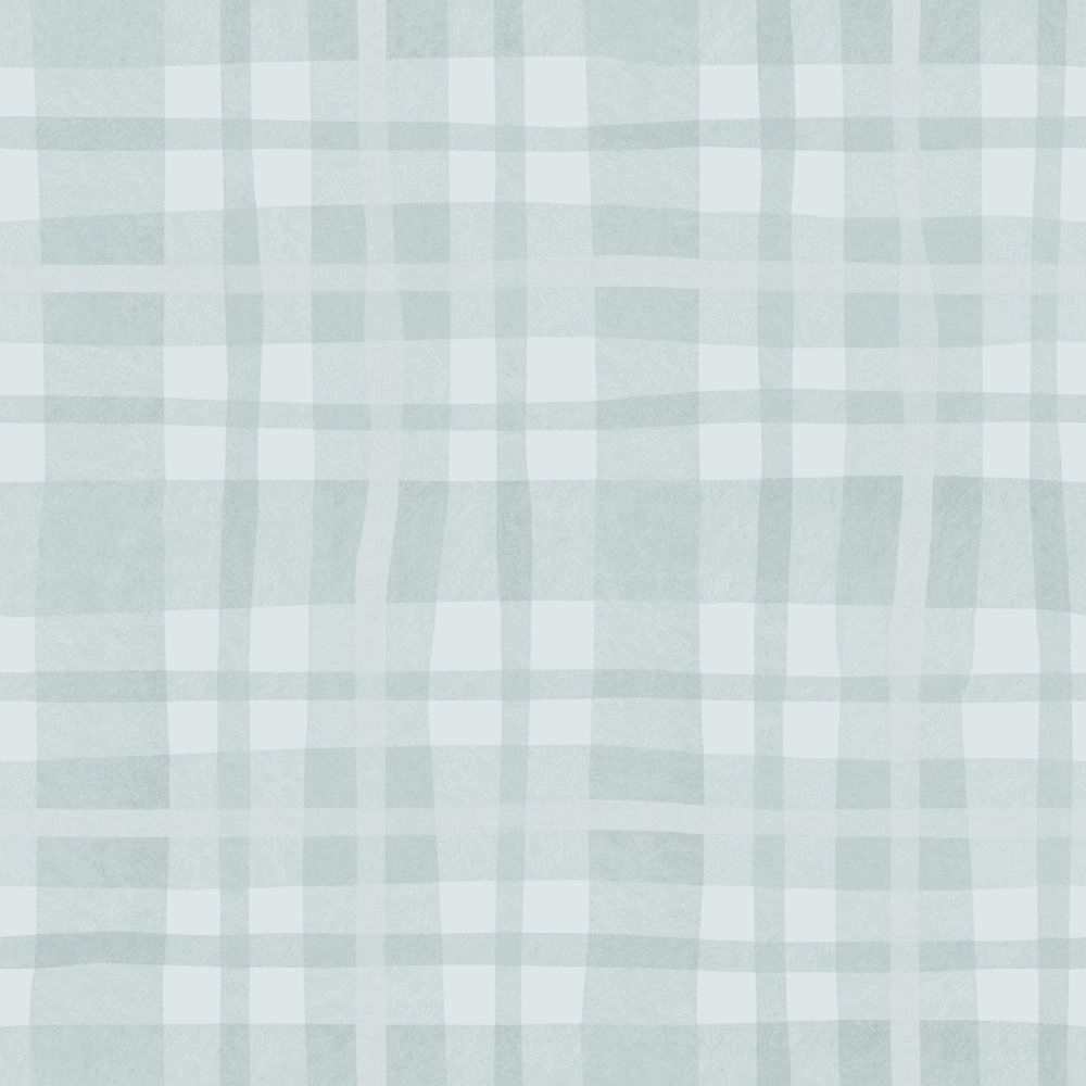 Gyerek tapéta skótkockás mintával kék színben