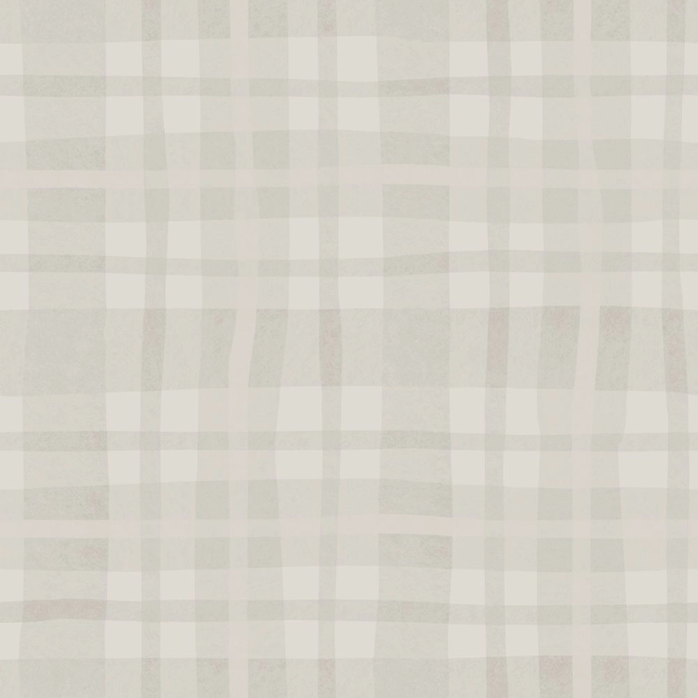 Gyerek tapéta skótkockás mintával szürke színben