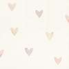 Gyerek tapéta szívecske mintával pasztel rózsaszín színben