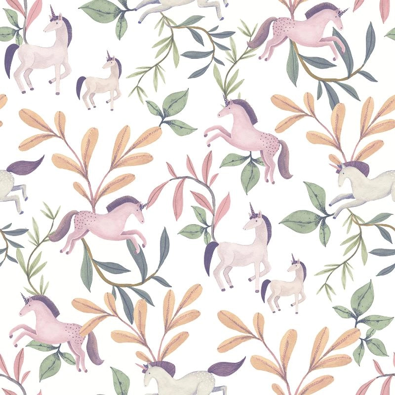 Gyerek tapéta unikornis mintával