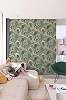 Gyerek tapéta zöld erdei mintával mosható vinyl