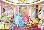 Gyerekszobai óriás fali poszter Disney hercegnőkkel egy csodállatos bálteremben