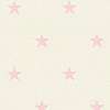 Gyerekszobai tapéta pasztell rózsaszín csillag mintával