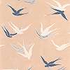 Halvány barack madár mintás orientális stílusú casadeco design tapéta