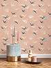 Halvány barack madár mintás orientális stílusú casadeco design tapéta