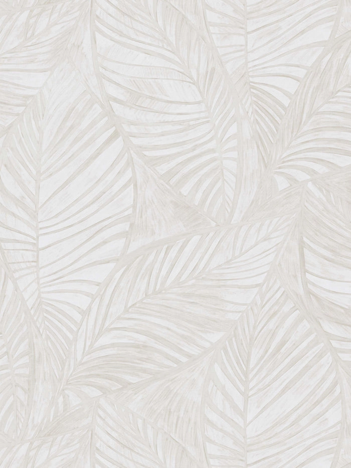 Halvány beige óriás levél mintás design fotótapéta