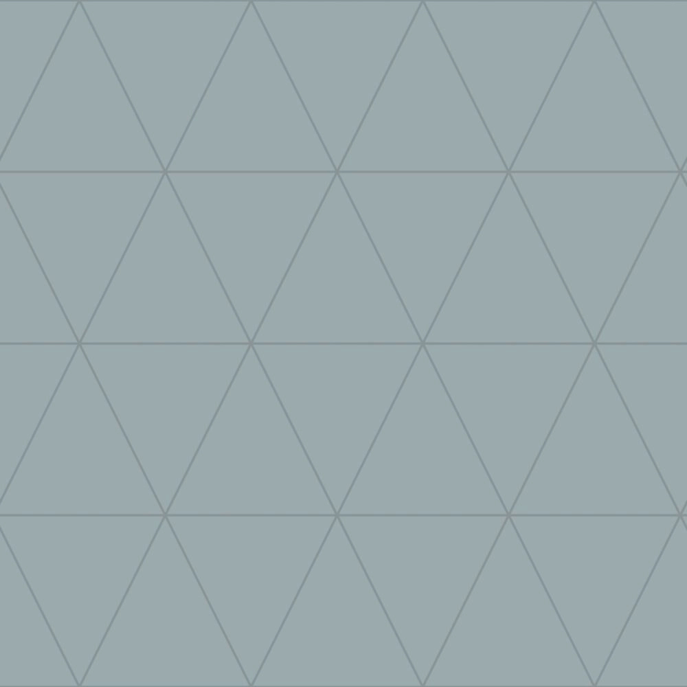  Halvány kék alapon minimalista geometria mintás design tapéta