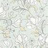 Halványkék angol népies virágmintás vlies casadeco design tapéta