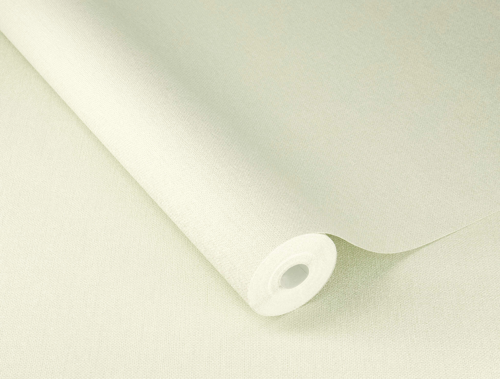 Halványzöld dekor tapéta textil mintával