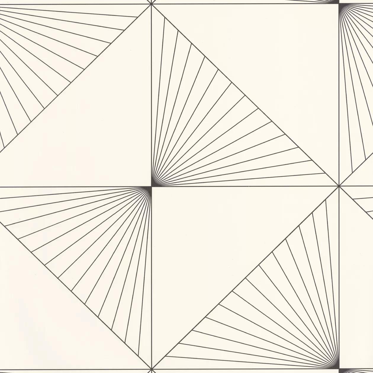 High-Tech geometrikus mintás tapéta fehér színvilágban