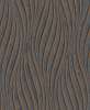 Hullám mintás design tapéta fekete bronz metál színekkel