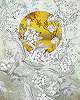 Japán hangulatú botanbikus mintás fali poszter