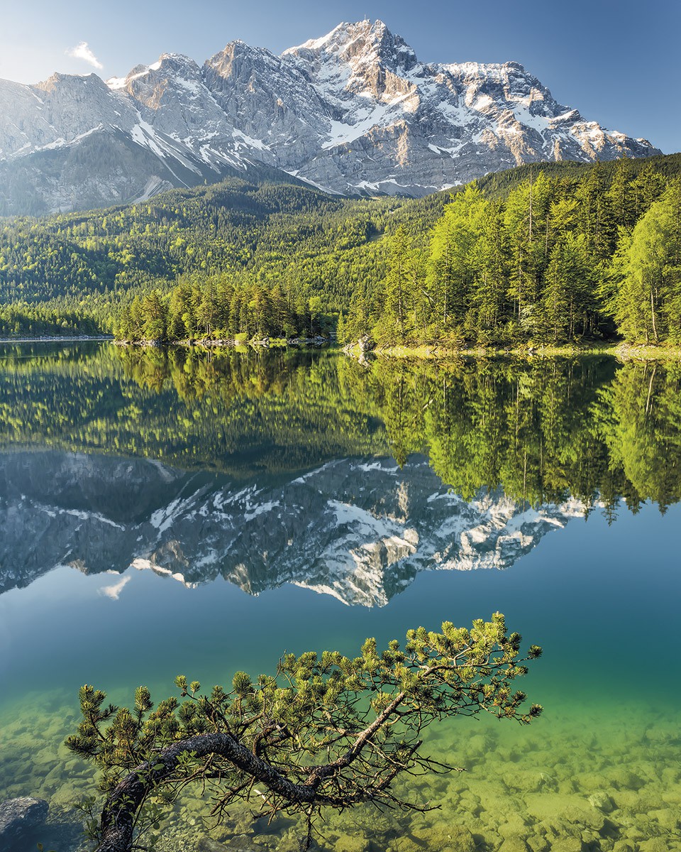 Káprázatos német Eibsee-tó fali poszter