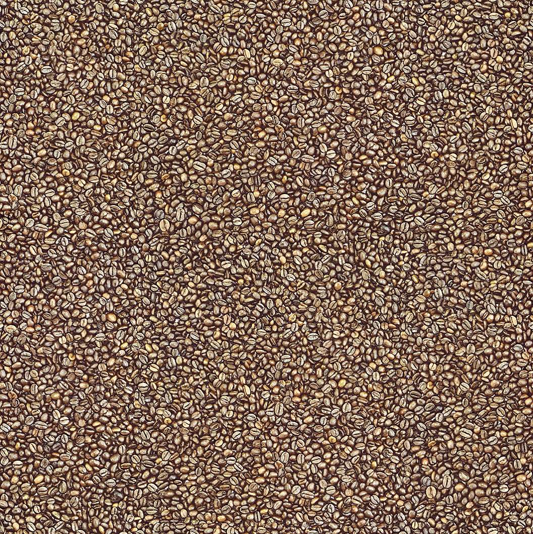 Kávébab mintás modern tapéta