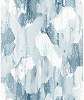 Kék akvarell mintás vlies dekor tapéta