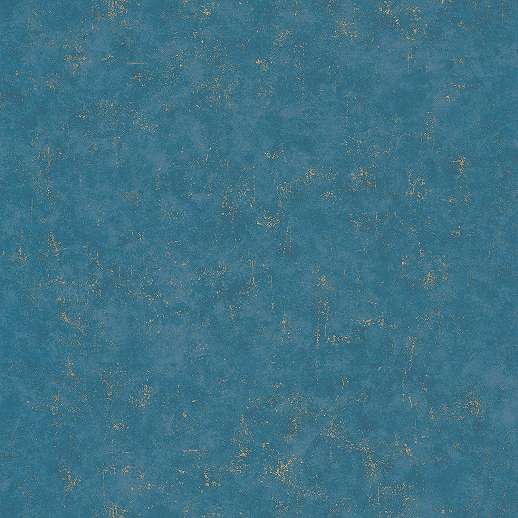 Kék arany beton hatású mosható design tapéta